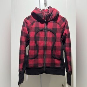 Rare Lululemon full zip jacket with hoodie size 8.